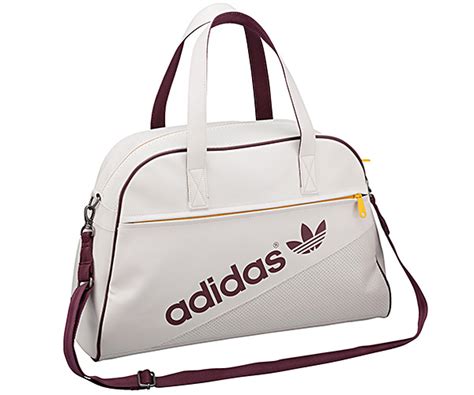 adidas tasche holdall weiß